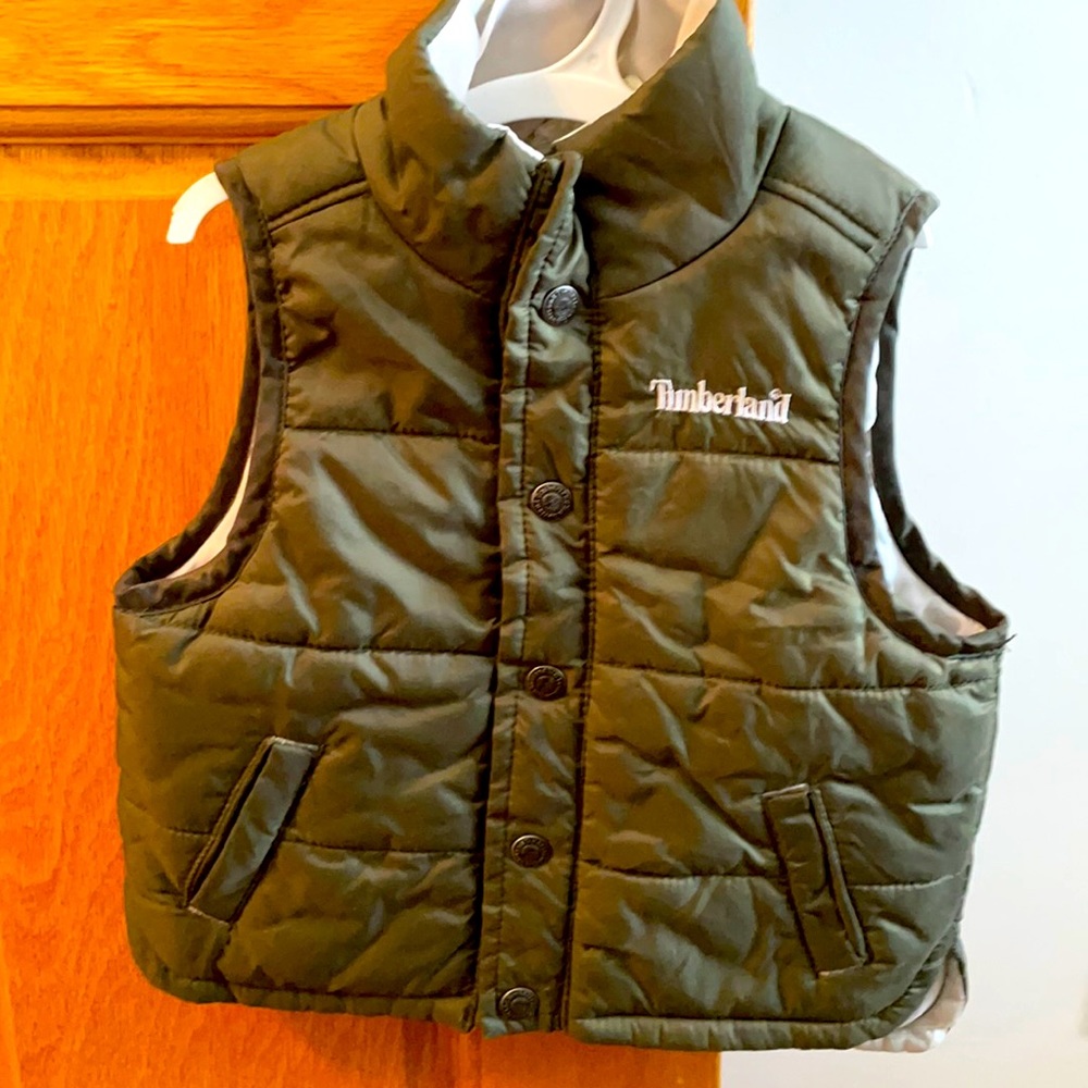 Toddler timberland vest size 18monthe
